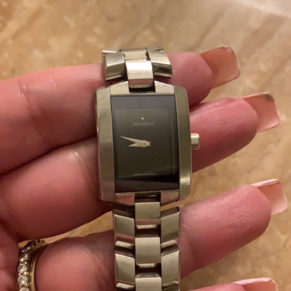 STAINLESS STEEL MOVADO WATCH